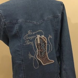 tia designs denim jacket